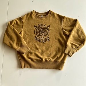 Uniqlo Mustard Yellow Sweatshirt Size 9-10